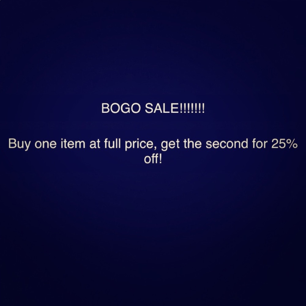 BOGO SALE!